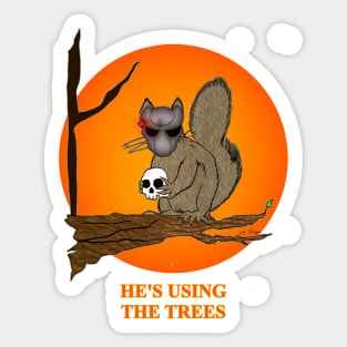 Sci- Fi Squirrel Sticker